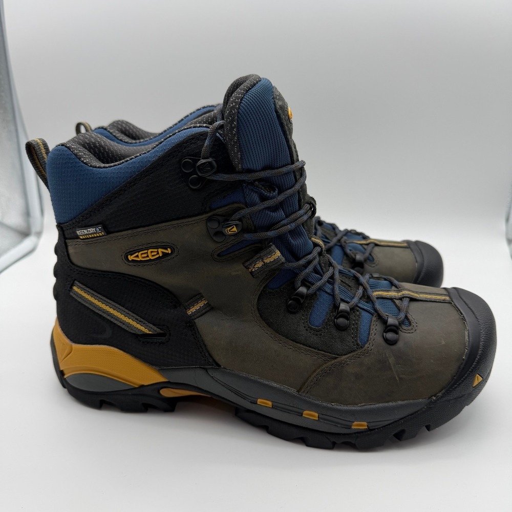 KEEN Utility Pittsburgh Steel Toe Shoes Waterproof Hikers Mens 10.5D 1013246